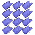 thumbnail image 5 of Chaleco de entrenamiento para adultos, color morado, 12 Uds., Pinnies de práctica de equipo de nailon, tamaño libre para fútbol, baloncesto, Fitness, 5 of 5