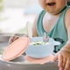 thumbnail image 3 of 1 juego de tazón para bebé con tapa y ventosa, tazón de alimentación automático para bebés, tazón de comida para niños pequeños con cuchara, 3 of 7
