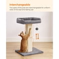 thumbnail image 4 of Rascador para gatos FEANDREA con percha y rascador de sisal, 4 of 9