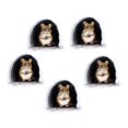 thumbnail image 1 of GROWTH TANK 5x Funny Cartoon Mouse in Hole Tile Decals Skirting Board Sticker Home Decor A, 1 of 8