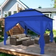 thumbnail image 7 of COOS BAY 11x11 Pop-up Instant Gazebo Tent with 4 Sidewalls Outdoor Canopy Shelter,Blue, 7 of 7