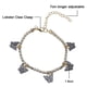 thumbnail image 3 of Pulsera de tobillera de mariposa de cadena de pedrería, tobillera de mariposa de cristal, tobillera de cadena de pie, joyería de tobillera de pedrería, 3 of 6