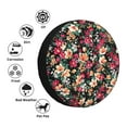 thumbnail image 4 of Yiaed Many Kind Of Flowers Print Tire Wheel Cover, Waterproof Spare Tire Cover Fit for Jeep, Truck,Trailer, RV, SUV, Camper and Most Vehicle-17 inch, 4 of 6