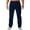 Navy, variant on Mens Pants Relaxed Fit Solid Summer Cotton And Trousers And Style Pants Hiking Pants