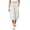 *White, variant on VBVC Women's Cotton Pleated Wide Leg Capri Pants , Casual Summer Crop Trousers For Women , Ladies' Relaxed Fit Lounge Culottes with Pockets, Army Green , S-2XL