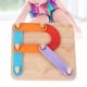 thumbnail image 3 of Clasificador de color de forma de rompecabezas de construcción de número de Cuadrado perfke Rompecabezas Montessori Juguetes, 3 of 9