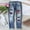 Blue, variant on Sakmal Denim Pants for Women Boyfriend Distressed Cuffed Jeans Patchwork Full Length Blue High Waisted Pants with Pockets