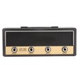 thumbnail image 1 of Colgador de llaves de pared estilo amplificador de guitarra con 4 llaveros con enchufe de guitarra, 1 of 14