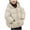 Beige, variant on Kids Winter Coats Children's Solid Color Hooded Pocket Cardigan Cotton Padded Clothes Winter Down Coats Pinks 2T
