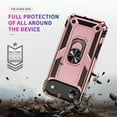 thumbnail image 6 of Allytechgroup Rugged Case for iPhone Air, Military Grade Protection Shockproof Non-Slip Cover with Metal Rotatable Ring Stand, Magnetic Car Mount Holder Case for iPhone Air Women Men, Rosegold, 6 of 7