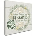thumbnail image 2 of Trademark Fine Art "Irish Blessing II" Canvas Art by Janelle Penner, 2 of 3