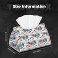 thumbnail image 5 of Sikiie Colorful Chameleons Leather Tissue Box Cover Rectangle, Long Tissue Box Cover, Tissue Box Holder, Tissue Holder for Bathroom, 5 of 7