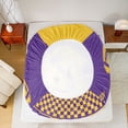 thumbnail image 5 of jejeloiu Rugby Game Gaming Twin Sheet Sets,Yellow Football Helmet Bedding For Teens 3-Piece, 5 of 7