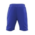 thumbnail image 6 of Wyobmus Men's Short Set 2 Piece Summer Beach Outfits Solid 1/4 Zipper Short Sleeve T-Shirts and Drawstring Shorts Set Blue, 6 of 9