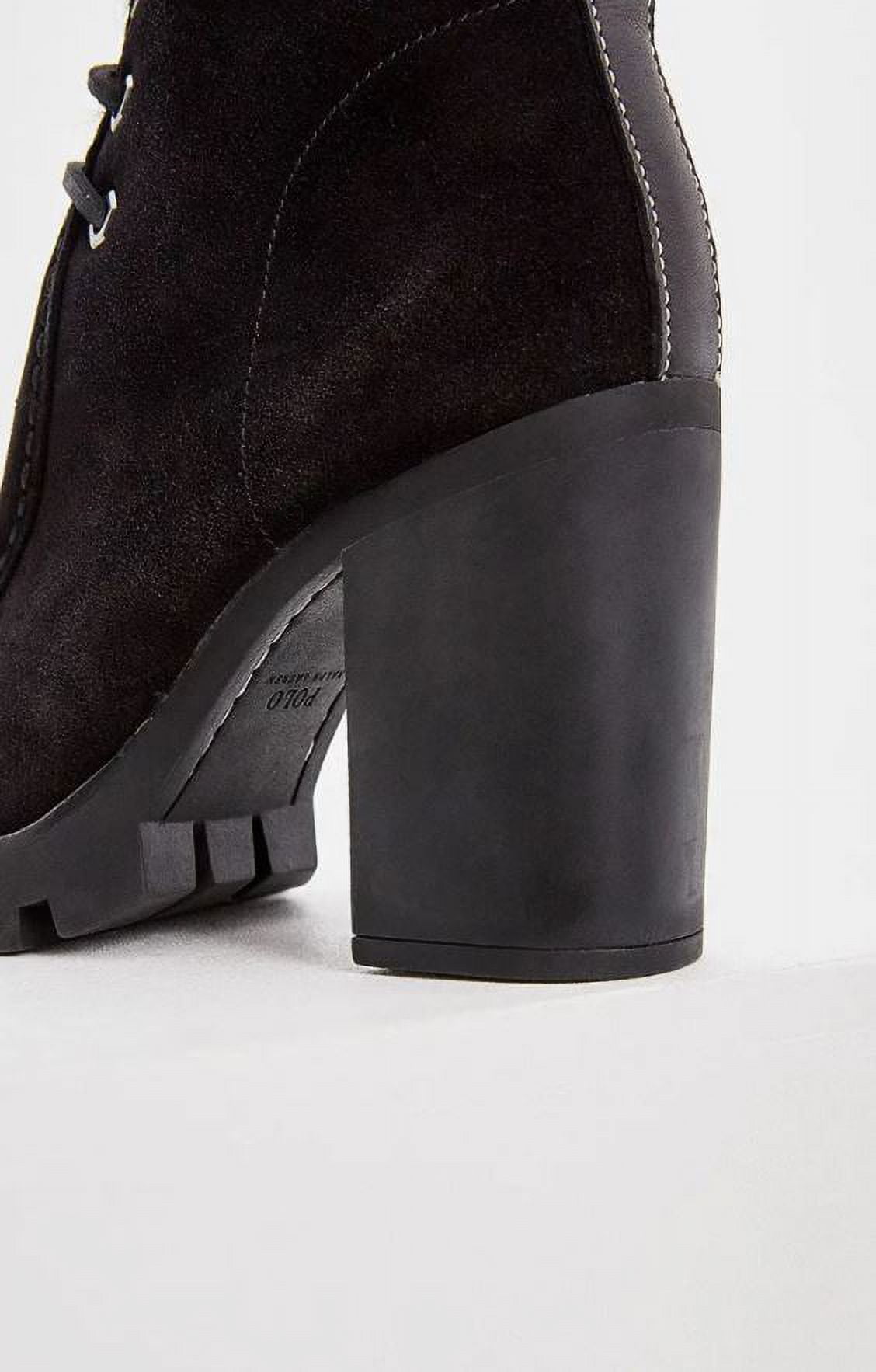 ショートブーツ・ブーティ POLO RALPH LAUREN Woman Flat ankle boots Dark 802937818 002 Polo Ralph Lauren Black Women's Ankle Boots, 8B - Walmart.com