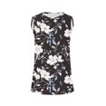 thumbnail image 4 of Snorda Débardeurs pour Femmes Grande Taille Mode Féminine Décontractée Été Imprimé Sans Manches Col Rond Haut Blouse Débardeur P-5TG, 4 of 5