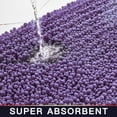 thumbnail image 4 of Alfombra de baño Walensee, de chenilla, antideslizante, color lavanda, 4 of 8