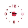thumbnail image 2 of Agiferg 3D DIY Roman Numbers Acrylic Mirror Wall Sticker Clock Home Decor Mural Decals, 2 of 3