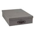 thumbnail image 4 of Bigso Oskar - Storage box - for A4/Letter - canvas gray, 4 of 5