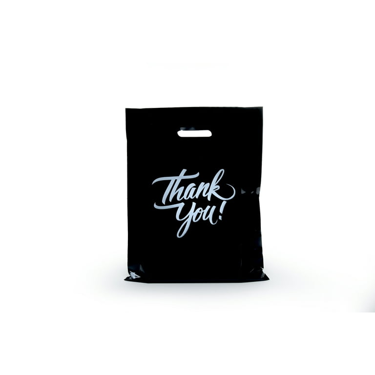 Black thank you bags outlet