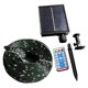 thumbnail image 2 of Guirnalda de luz solar para exteriores, guirnalda solar para exteriores de 22 m y 200 LED. USB + control remoto + 8 modos + IP65 resistente al agua, adecuada para jardín, terraza, boda, fiesta, Navid, 2 of 5