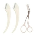 thumbnail image 1 of Clearance Now! Comb Eyebrow Scissors Beauty Scissors Eyebrow Trimming Meniscus 3 Pieces Nice R6G8, 1 of 1
