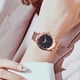thumbnail image 3 of Bearachild Reloj de cielo estrellado para mujer, correa de malla, reloj de para novia analógico de cuarzo, regalo de vacaciones Relojes inteligentes azul, 3 of 6