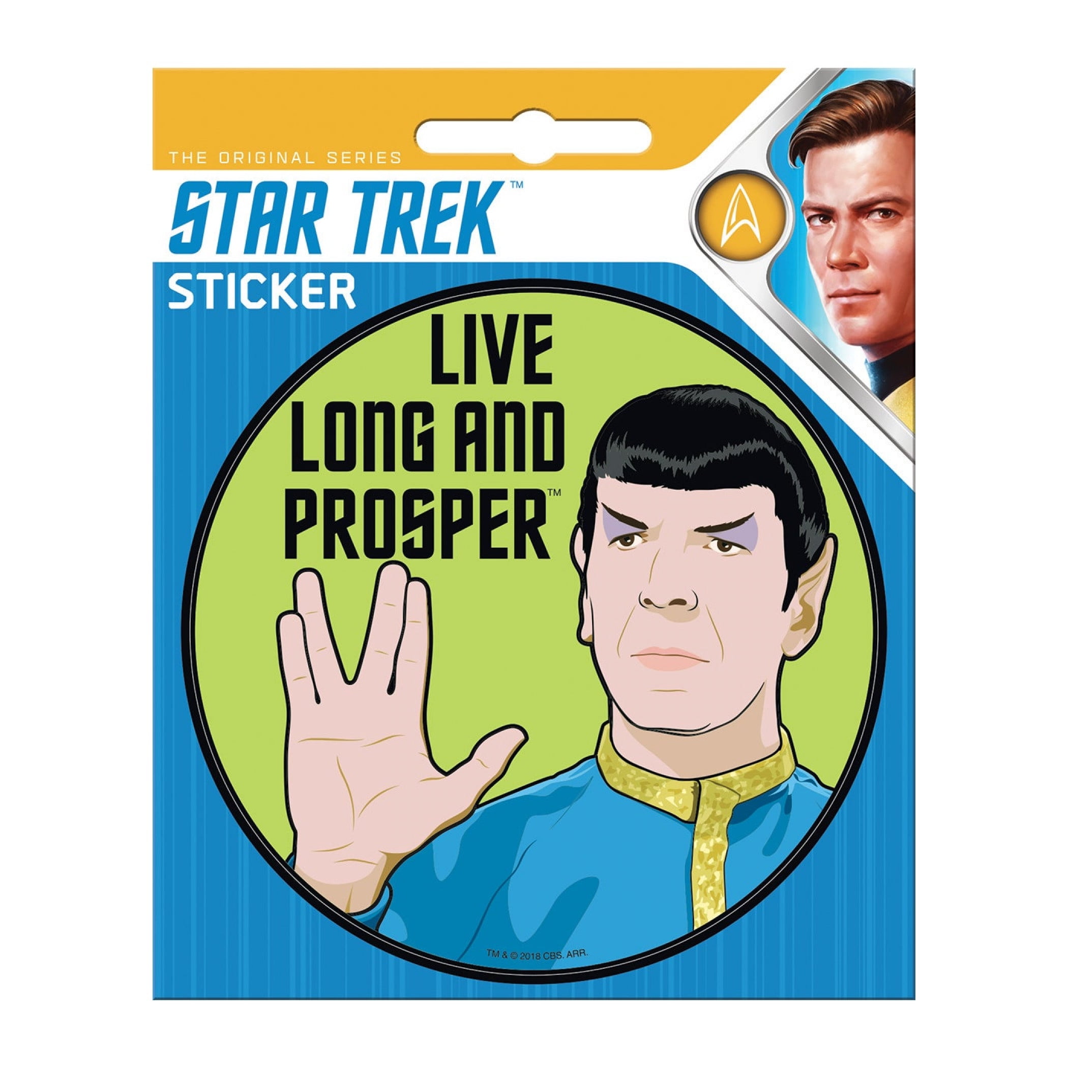 Star Trek Live Long and Prosper Retractable Reel Chrome Badge ID Card  Holder Clip