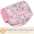 thumbnail image 4 of ComfiTime Lunch Bag for Kids – Insulated Lunch Box for Girls and Boys, Cute Reusable Cooler Bag with Zipper Pockets, Bottle Holder, Padded Handles and Shoulder Strap (Dream Land), 4 of 13