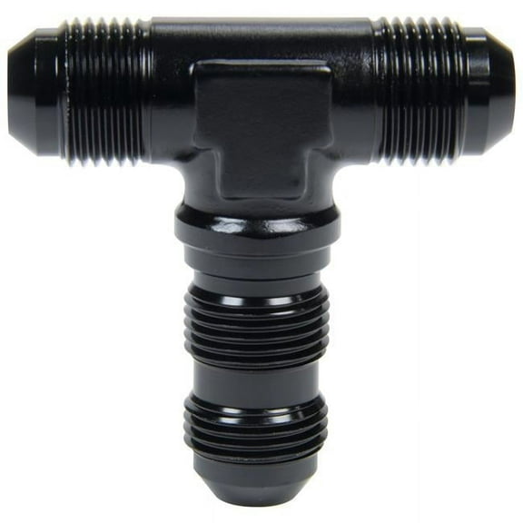 Allstar Performance ALL49634 10AN Tee on the Side Bulkhead Fuel Fitting, Black