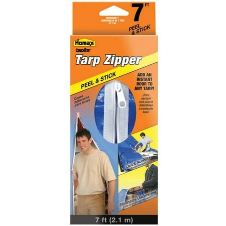 

Homax Homax 3142 CinchTite Tarp Zipper Door 7 Blue