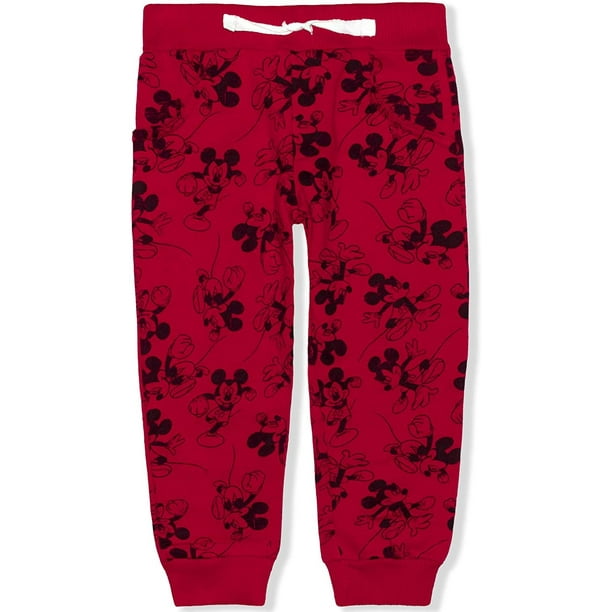 Disney Mickey Mouse Jogger Pants for Kids, Drawstring Elastic ...