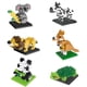 thumbnail image 5 of FUN LITTLE TOYS Favor de fiesta para niños, mini animales bloques de construcción conjuntos de bolsas de regalos para niños, premios de juguetes pequeños, paquete de 12 rellenos de calcetín de Navidad, 5 of 5