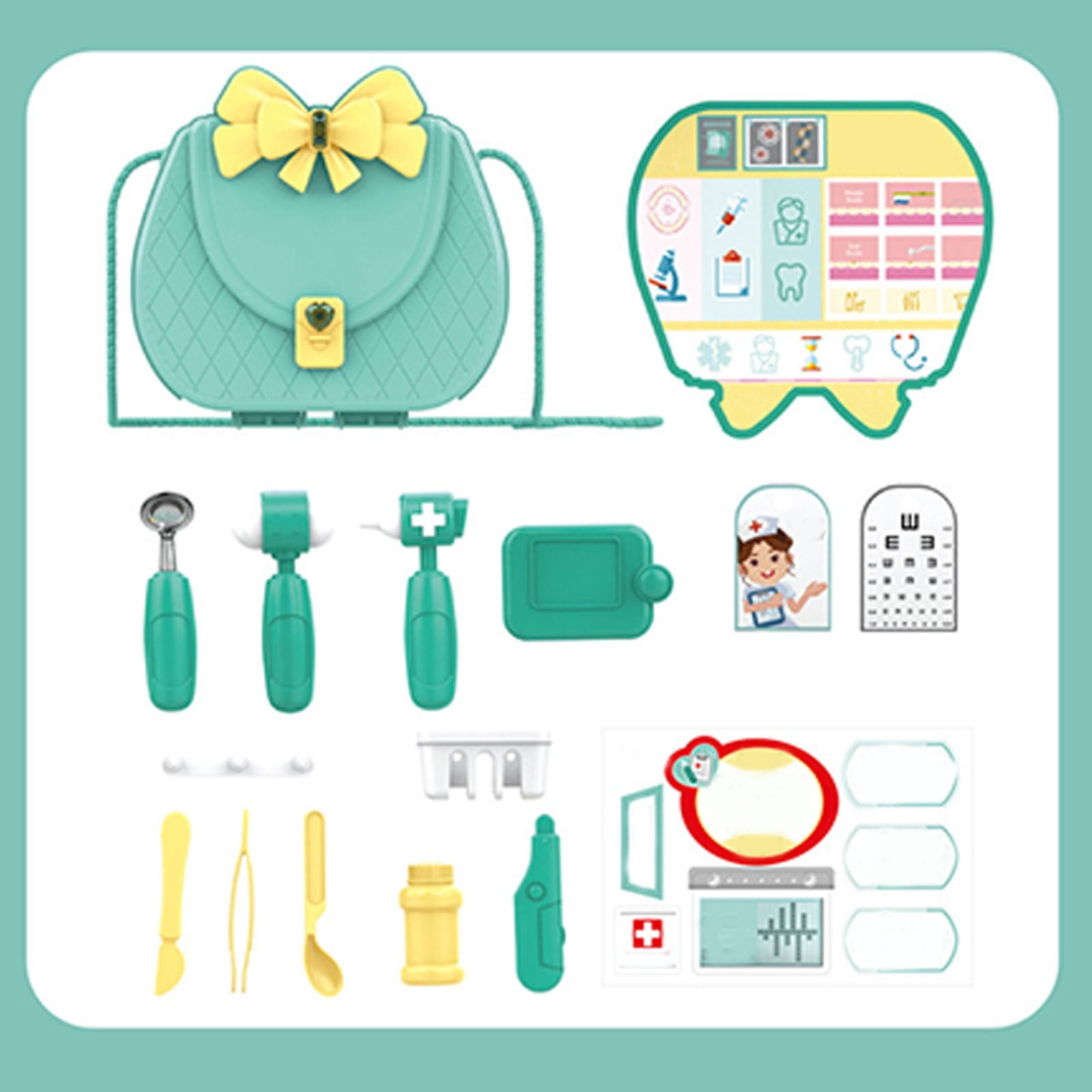 kkbbma Doctor Kit for Toddlers 3-5 Toys Clearance Under $1 - Pretend Kids Doctor Play Set with Toy for 2 3 4 5 6 Year Old Girls Boys Birthday Gifts