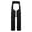Black, variant on HULIJA Men's Ride Em High Cowboy Pants Layered Fringe Buttless Western Motorcycle Pants Dark Brown S