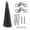A, variant on Universal Wrap Around Squirrel Baffle Protector for Outdoor Hanging Bird Feeders Rainproof in Multiple Sizes