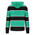 thumbnail image 5 of Swuxness Mens Stripe Print Hooded Long Sleeve Sun Protection Top Ice Fabric Face Cover Menswear, 5 of 5