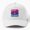 White, variant on Eat Local Food Baseball Cap, Community Agriculture Statement Design, Classic Everyday Hat