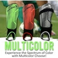 thumbnail image 3 of Vizari Matera Soccer Shin Guards with Ankle Protection for Kids, Youth, and Adults | Lightweight and Durable Gear for Ages 3+ - GREEN/BLACK, L, 3 of 6