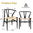 Polynices MidCentury Modern Wishbone Chair, Solid Wood Dining Chair — free download
