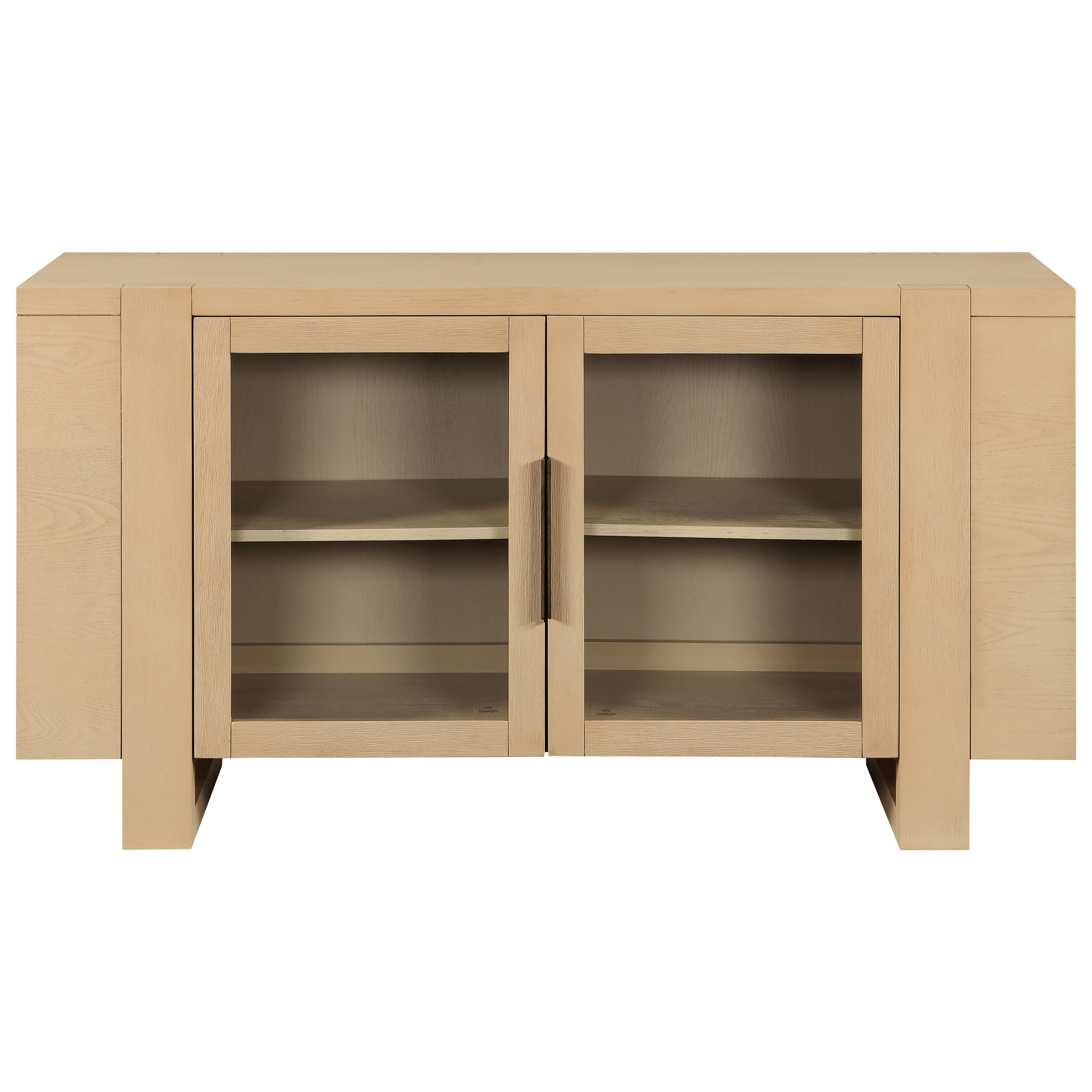 Steve Silver Reid Sand 60 inch Width Sideboard with 2 Shelves