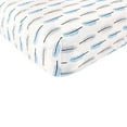 thumbnail image 2 of Touched by Nature Baby Boy Organic Cotton Crib Sheet, Feather, One Size, 2 of 2