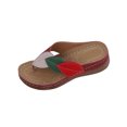 thumbnail image 2 of Women's Slides Adjustable Slip on Sandals Fashion Casual Versatile Color Matching Thick Bottom Spring And Summer Style Fashionable Wedge Heel Beach Sandals, 2 of 4