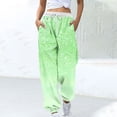 thumbnail image 2 of Birdeem Women Fashion Color Blocked Printed Drawstring Pants, 2 of 5