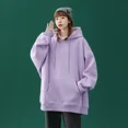 thumbnail image 5 of Suéter naranja leche de mujer de otoño e invierno primavera y otoño más terciopelo combinable 2023 nueva capa base para parejas, 5 of 5