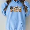 thumbnail image 4 of Pugs and Coffee Hoodie Sweatshirt, 4 of 6