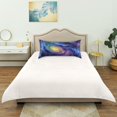 thumbnail image 6 of Haosy Satin Pillowcase for Hair and Skin Standard Cooling Silk Pillow Case with Envelope Closure Abstract Swirling Galaxy 20"x40", 6 of 9