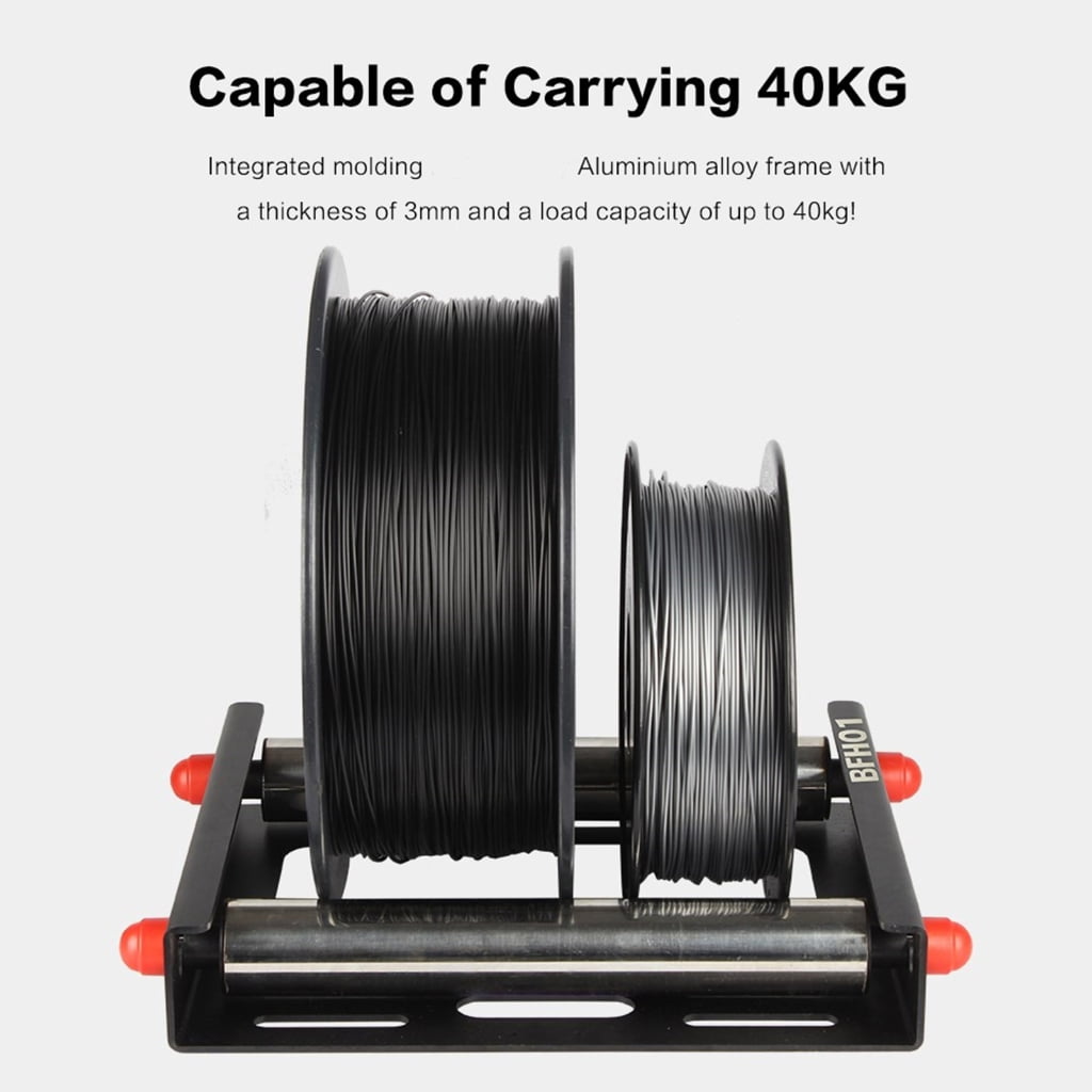 BQBQERT Adjustable Filament Spool Holder For 3D Printer ABS PETG 3D Printing Materials Rack Tray 3D Printer Filament Holder