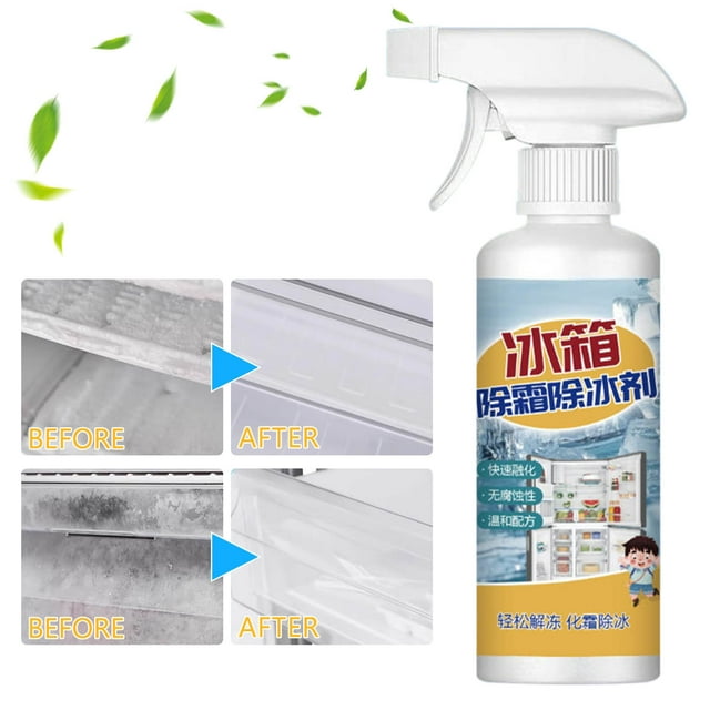 Vwrxbz Refrigerator Frost Remover Spray - Fast Acting Ice Melting for Freezers 280ml/500ml