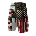 thumbnail image 4 of Us 250th Anniversary Cargo Shorts with American Flag Patch Independence Day Shorts for Men Navy and Relaxed Fit Army Green L, 4 of 4